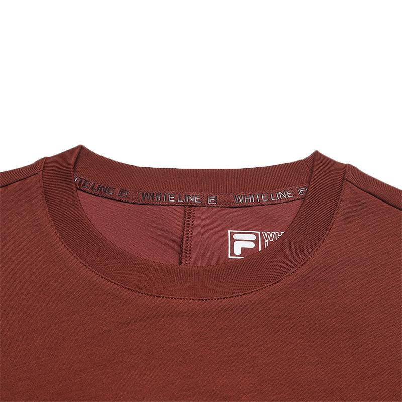 Fila Original Split Goddess Dress III Fashion Simple Classic Retro Elegant Relaxed Casual Versatile Comfortable Short Sleeve Maxi Dress F51W629304FBN