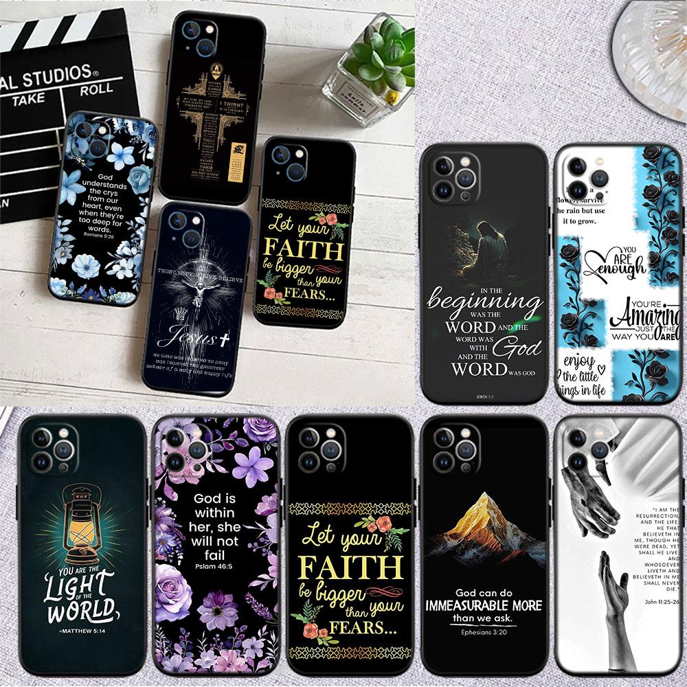 MY3 Bible verse Jesus Christ Phone Case for OPPO A40 A60 A80 A15 A16 A16K A12 A17 A17K A54 A54S A53 A53S A55 A56 A57 A98 F23