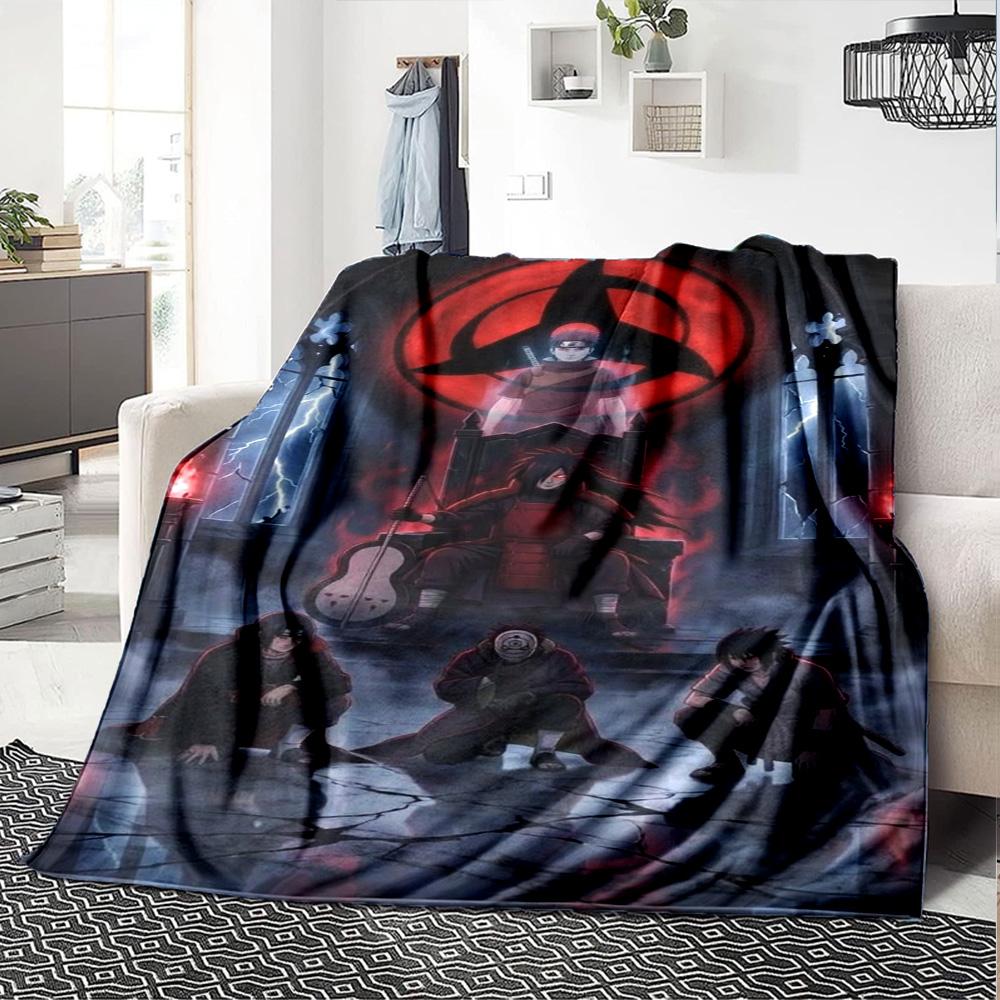 Naruto Blanket Comfortable Great for Sofa Bed Livingroom Four Seasons Universal Modern Gifts For Family Or Friends