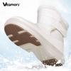 Plush Warm Women's Snow Boots Fashion High-top Cotton Shoes Anti-slip Walking Shoes Winter Hiking Outdoor Sneakers