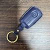 Premium Genuine Leather Key Case Cover Yamaha XMAX 300 NVX 155 NMAX Motorbike Keys Round Snap