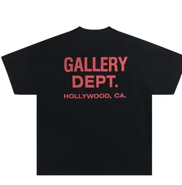 Vintage High Street TShirt Gallery Printed Shirt Fashion Letter Printed TShirt Casual ONeck TShirt Summer Brand Top S