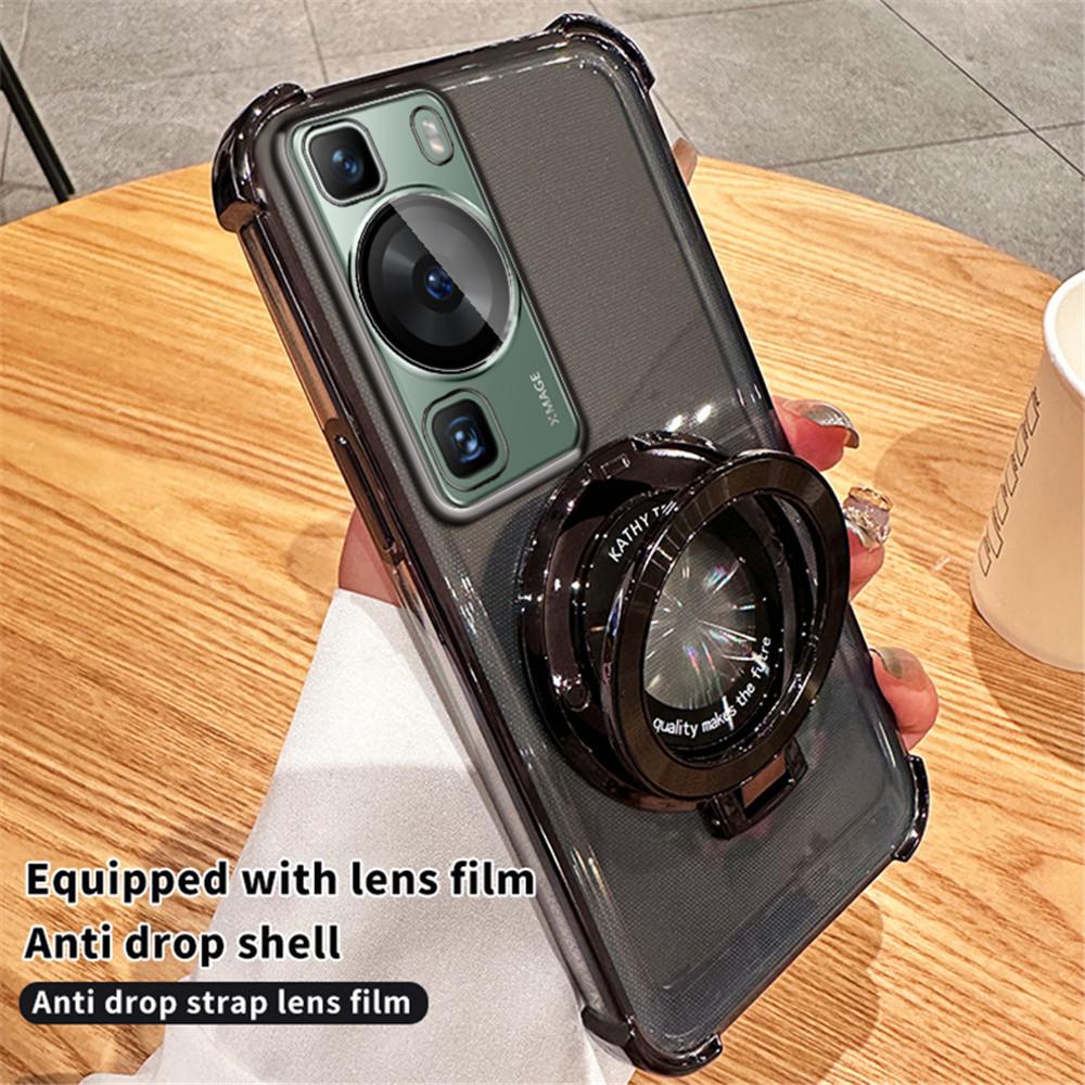 

Покрытие магнитный кронштейн прозрачный чехол для Huawei P30 P40 P50 P60 Puar 70 Pro Mate 30 40 50 60 подставка держатель противоударный чехол Huawei P40