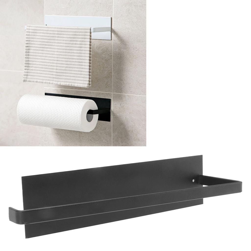 Paper Towel Holder Elegant Simple Heavy Duty Self Adhesive Paper Towel Roll Rack for Kitchen Bathroom Cabinets