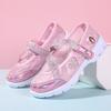 Summer Girls Princess Shoes Children's Shoes New Girls Single Net Shoes Medium and Older Children Soft-soled Sports Shoes Casual Shoes