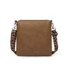 Vintage Leopard Pattern Crossbody Bags For Women Small Square Shoulder Bag Ladies Tassel Designer Phone Pocket CLE
