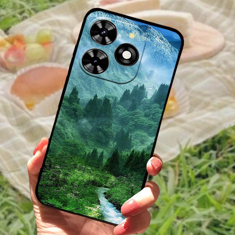 For Tecno Spark 20 20C Case Cover Silicone Soft Marble Black Bumper Funda Coque for Tecno Spark 20 Pro Protective Shells Spark20