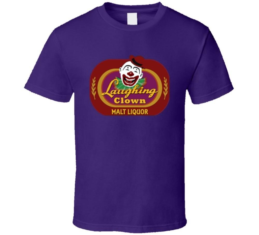 Laughing Clown Malt Liquor Talledega Nights Funny Purple T Shirt Unisex T-Shirt XXXL