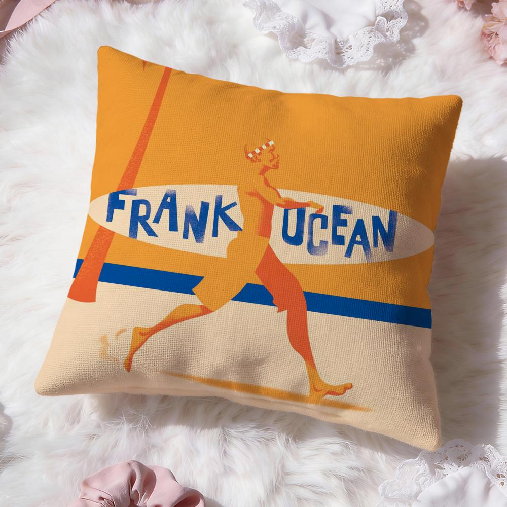 Blond F-Frank O-Ocean Cushion Cover Premium Comfort Reversible Pillow Cove -Two in One Design for Any Room & Car Interior