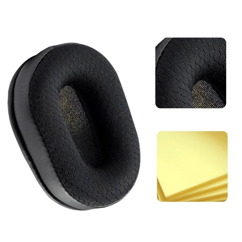 Breathable Headphone Ear Pads Sweat Resistant Extended Gaming for B450/S450(450XT 450 XT) Spare Ear Cushions