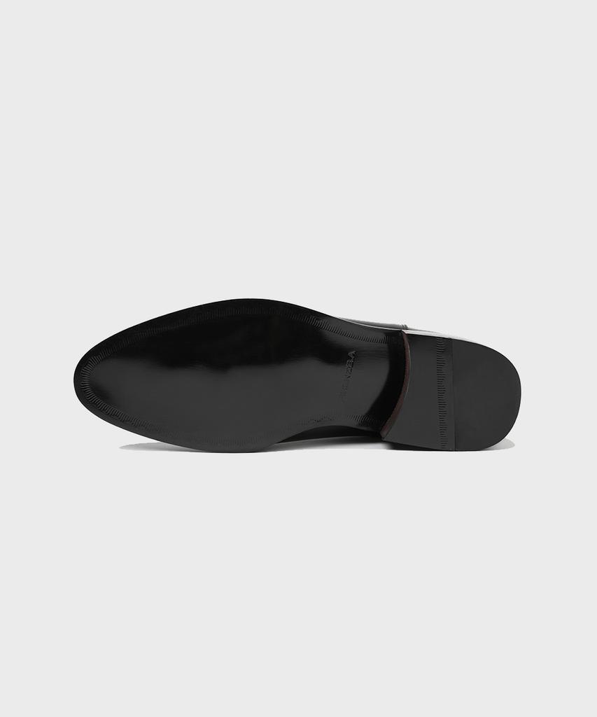 Firenze Atelier Rians_Slim Toe Square Banding Chelsea Boots 3338 [Black Box]