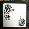 Bird Flower Paws Stencil DIY Craft Layering Album Painting Embossing Template