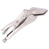Flat Locking Pliers Steel Adjustable Flat Head Vise Locking Grip Pliers for Connecting Welding Parts10 Inch