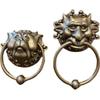 Door Knocker Front Door Knocker 3D Dragon Face Door Knob for Wall Hanging Door Art Deco