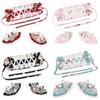 Japanese Styles Headband Lace Hand Cuffs For Everyday Wear And Theme Party Anime Costume Dressingup Accessories
