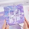 10 Pieces Big Size Rainbow Water Ripple Paper Iridescent Hues Fluid Texture For Diary Planner Album Embellishment