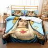 Jesus Virgin Mary Theme Kids Bedding Set Polyester Duvet Cover With Pillowcase For Children Room Decor