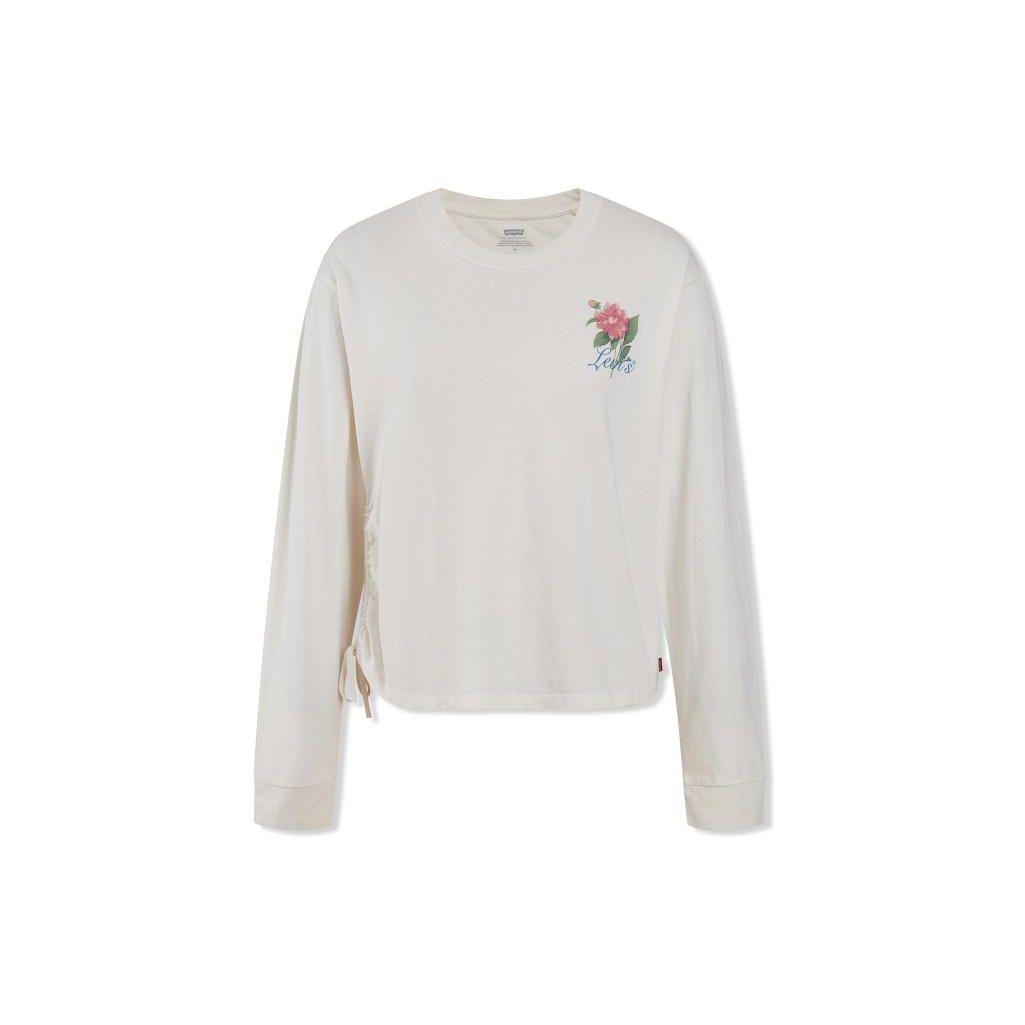 

Женский пуловер Levis SS23 однотонный с круглым вырезом, бежевый A4939-0000 XS