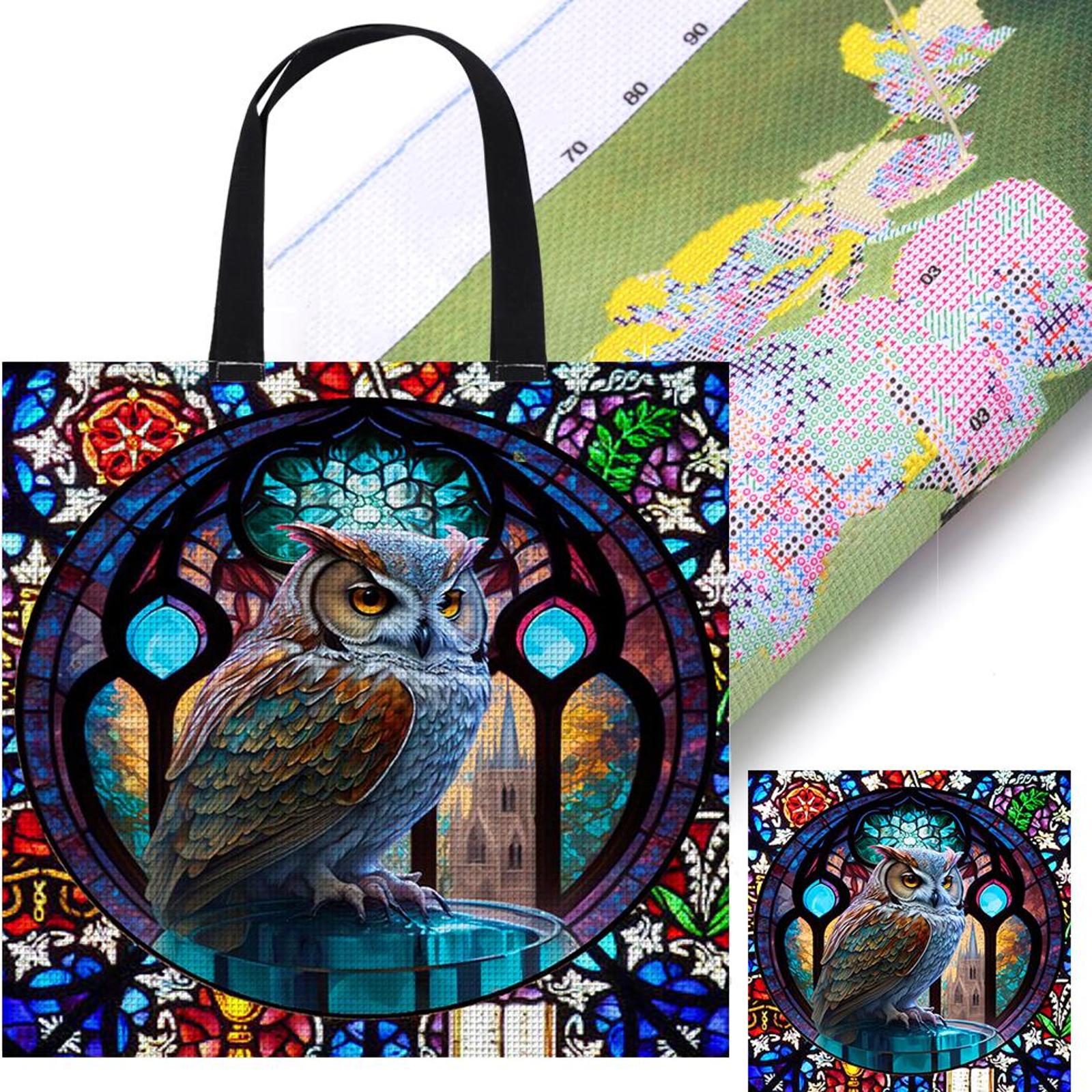 

Embroidery Handbag Embroidery Hoops Hand-Embroidered Material Bag Animals Pattern Crafts Needle Thread Kits for Beginners