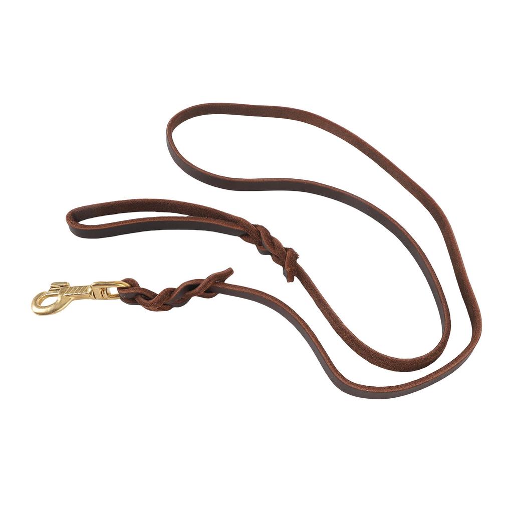 Artificial Leather Dog Leash Soft and Comfortable Pet Training Rope with Snap Hook for Outside