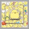 50pcs Cute Original Cartoon Chick Doodle Stickers for DIY Water Bottles & Luggage - Waterproof
