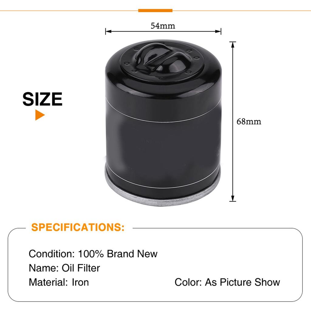 Motorcycle Oil Filter for Piaggio 125 150 200 250 Vespa X7 X8 X9 GT