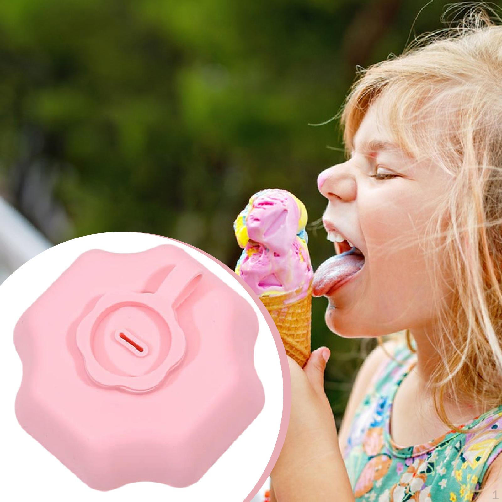 

Anti Drip Popsicle Holder Ice Cream Rack Lightweight Drop Catcher Lolly for зелений