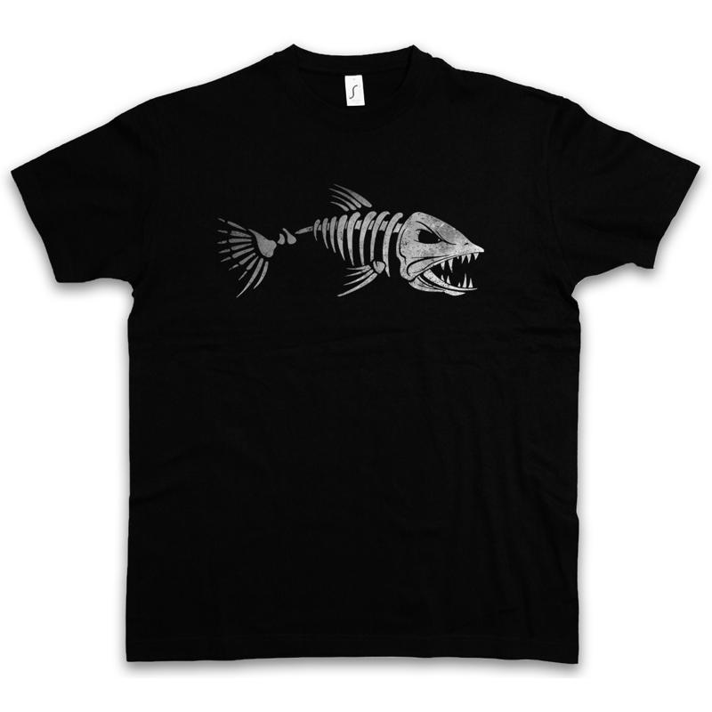 Skeleton Fish Graphic T-shirt