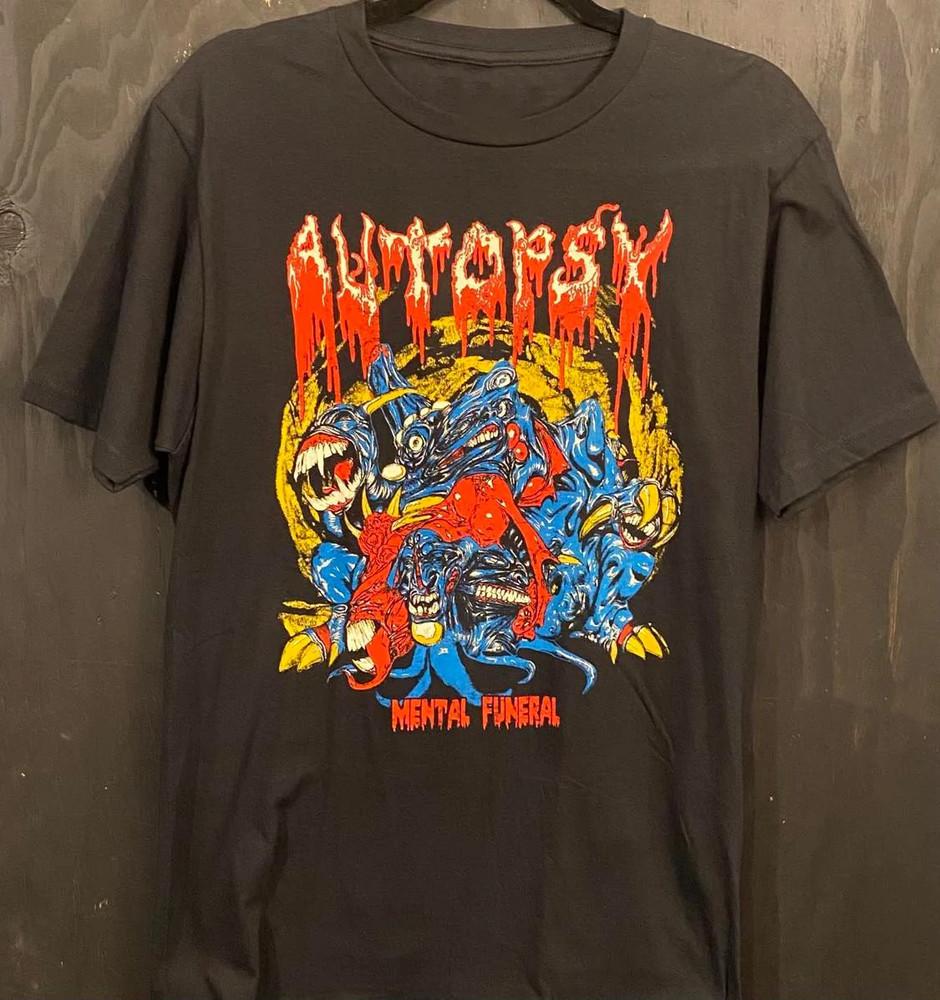 AUTOPSY Mental Funeral Unisex Black shirt Full size Unisex T-Shirt S
