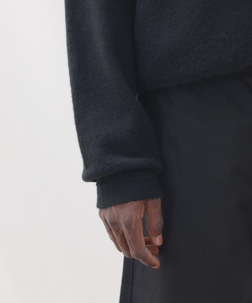 Iseuteuseobiseusyab Outfit Waffle Knit - Black