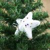 6Pcs/set Plastic Xmas Star Hanging Ornaments Round Christmas Balls Pendants  New Year