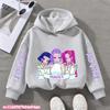 Children's KPop Demon Hunters Hoodies Girls Pink Boy Pink Tops Sweatshirt Long Sleeve Pullovers Coat Autumn Winter Casual Hooded