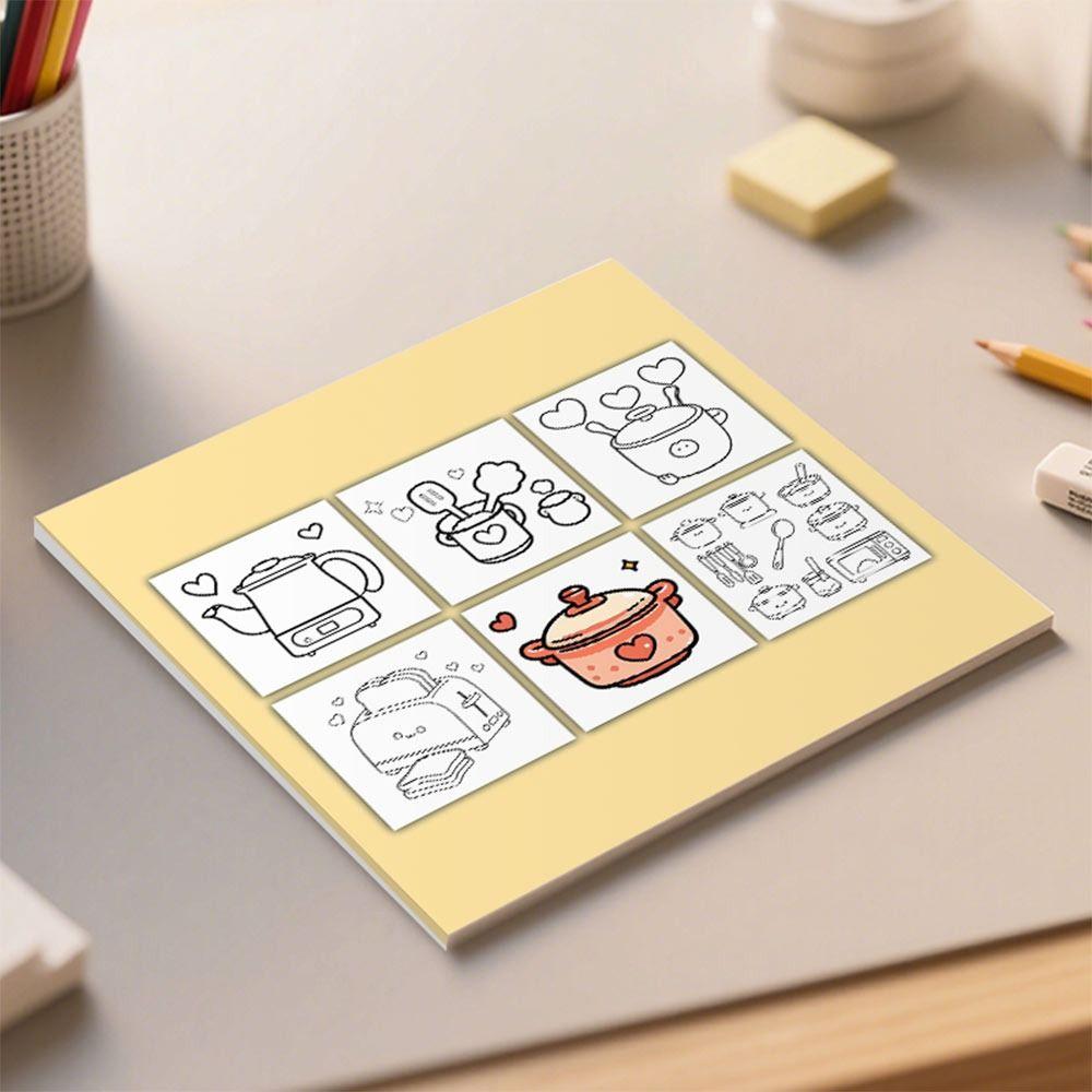 Stress Relief Graffiti Painting Book Educational Paperback Cute Doodles Book  for Adults And Teens
