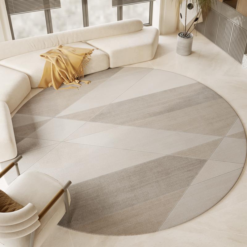 Modern Style Living Room Decoration Carpet Round Anti-slip Rugs for Bedroom Fluffy Soft Plush Rug Home Washable Lounge Floor Mat