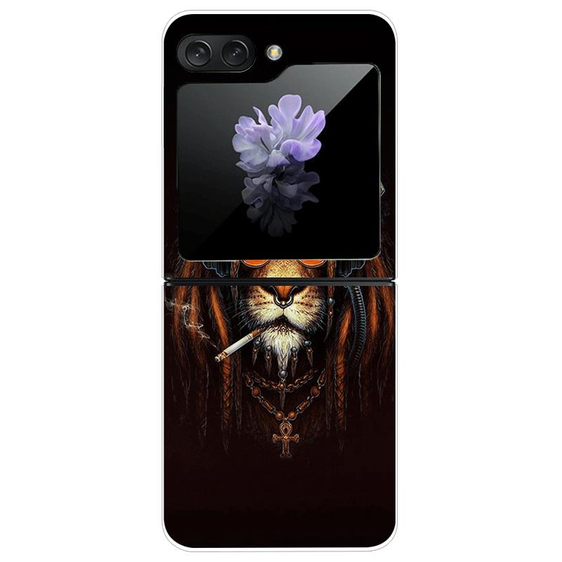 Clear Phone Case For Samsung Galaxy Z Flip7 Fashion Hard PC Silicone Cover For Galaxy Z Flip 7 5G ZFlip7 Transparent Protector