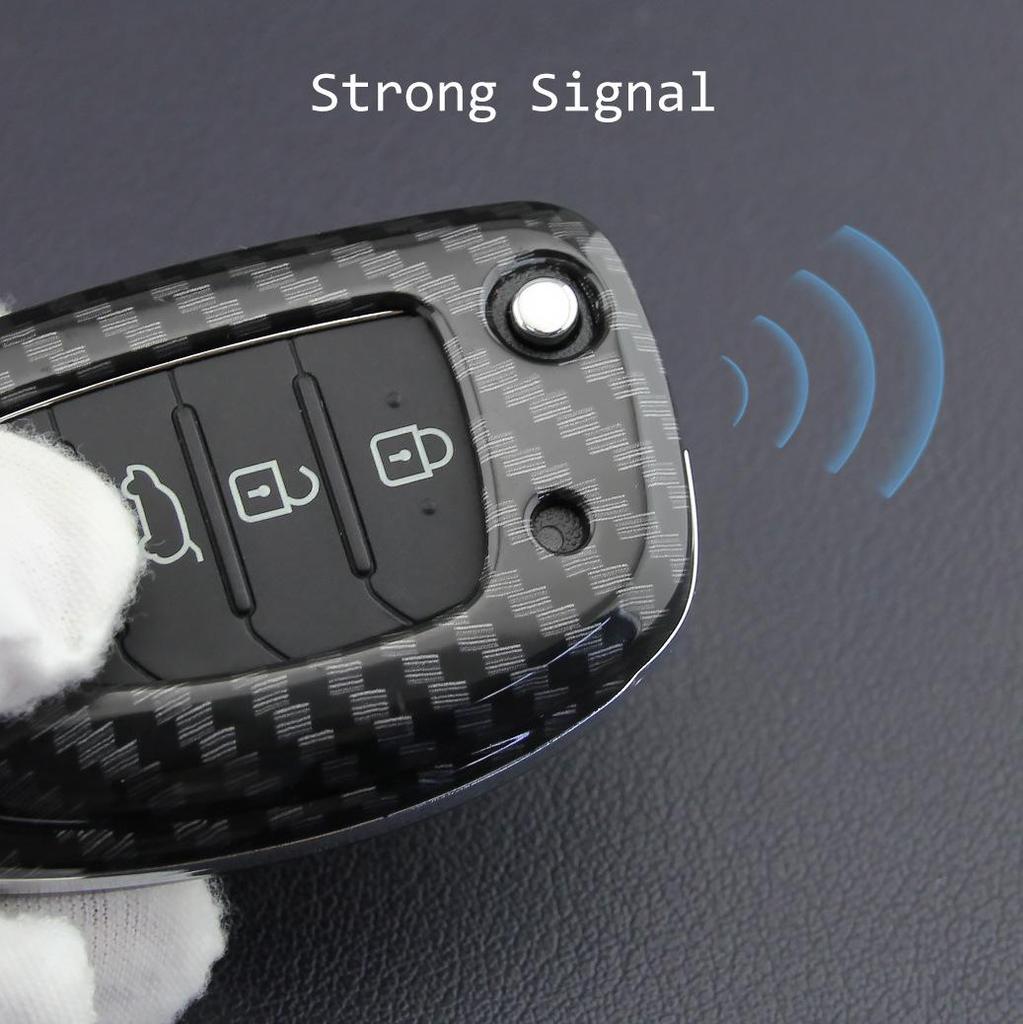 Hyundai Sonata/Elantra/Tucson 2015-2019 Carbon Fiber Folding Key Case