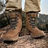 Men's high-top hiking shoes four seasons new non-slip field training boots breathable casual hiking boots desert adventure boots