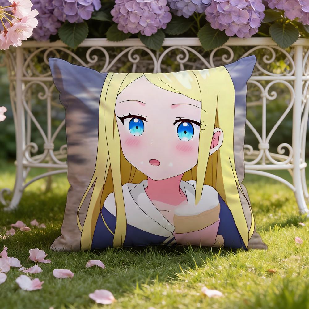 Anime S-Sasaki and Peeps Cushion Cover Home & Car Dual-Scene Pillow Cover: Reversible for Premium Comfort