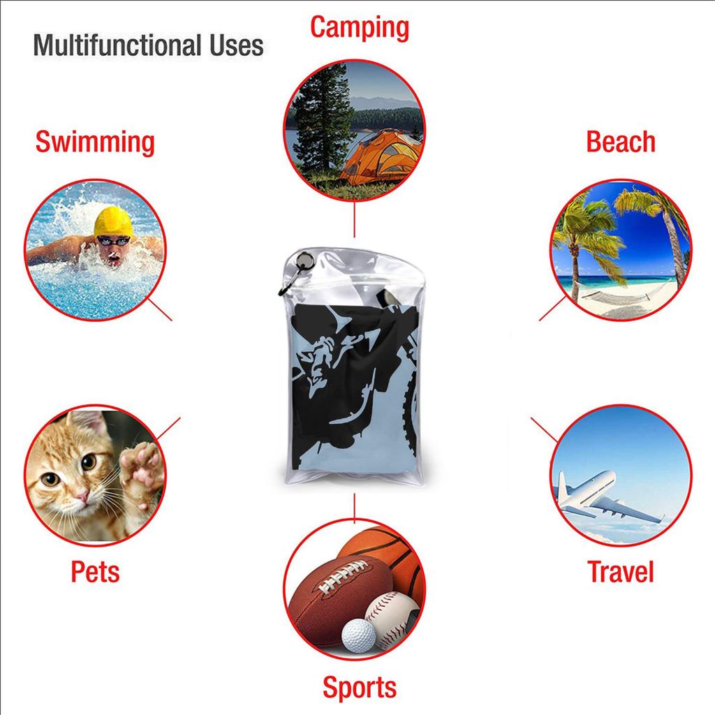 Moto X Motocross Arte Vettoriale Monocromatico Telo da Spiaggia Morbida Microfibra Asciugatura Rapida Assorbente Asciugamani Veloci Per Nuoto
