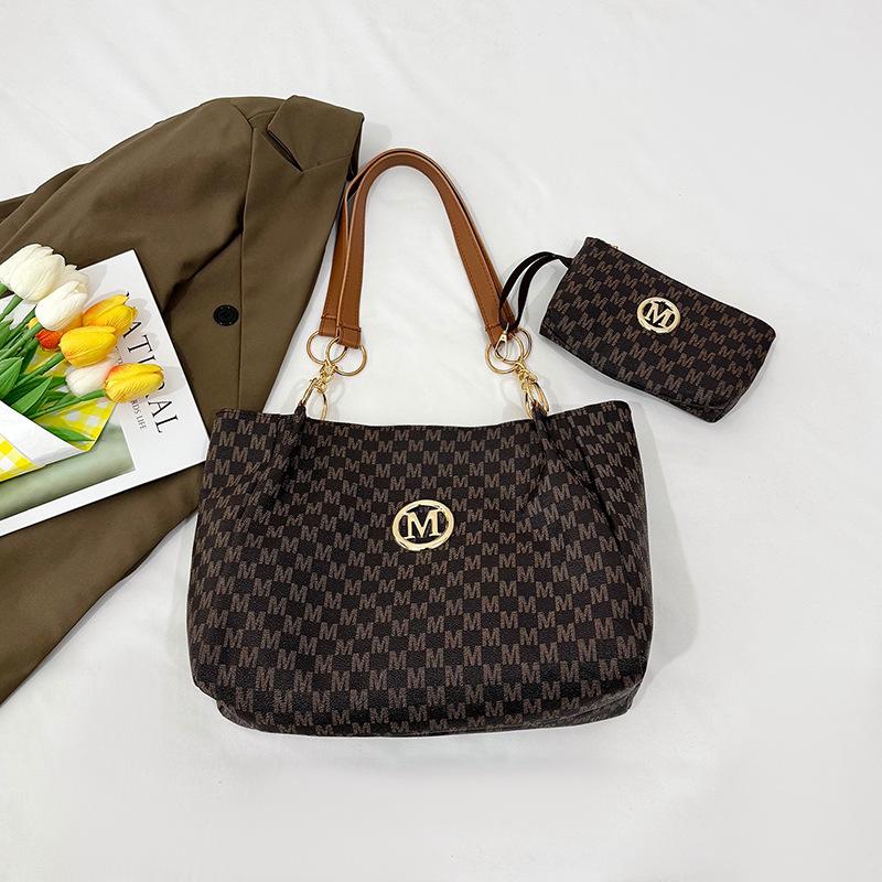 

Bags Women s commuter tote bags New trendy fashion shoulder bags Large capacity simple retro printed women s bags