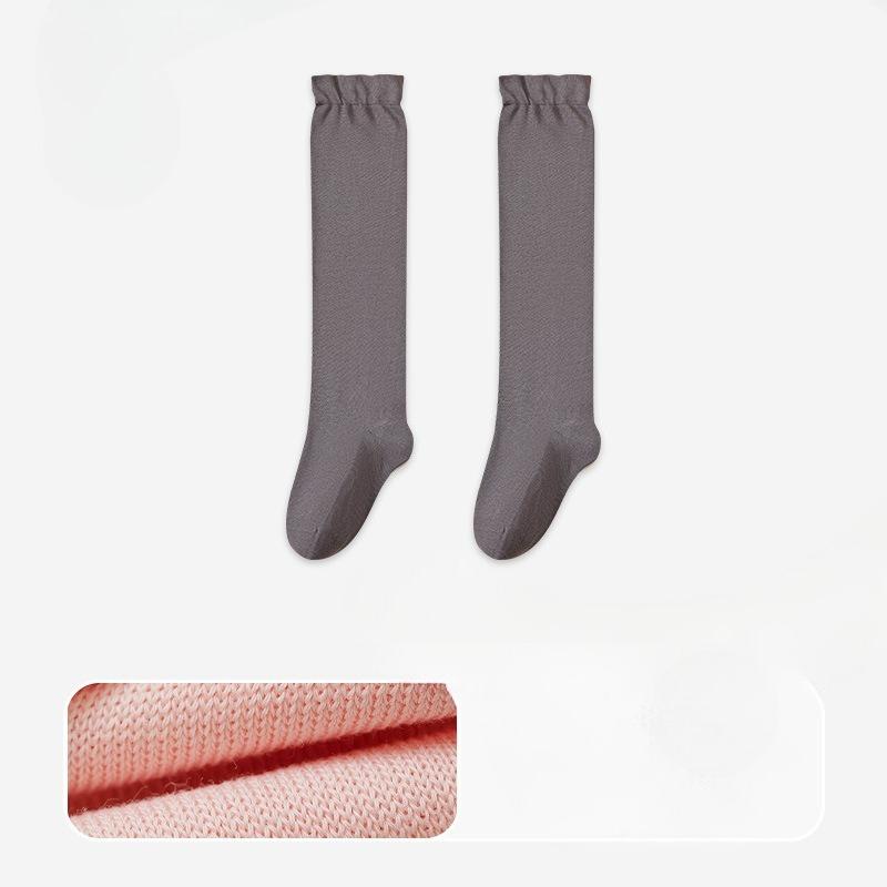 Female Autumn and Winter Cotton Warm Loose Mouth Sleeping Calf Socks