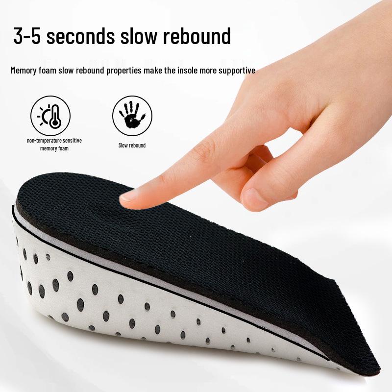 Comfortable Height-Increasing Insoles: Invisible Inner Pads for Sports, Men & Women, Full & Half Options