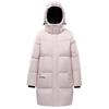 Winter Down Jacket Men's and Women's Medium and Long Loose Over-the-knee Tooling Couple's Simple Thickened Hooded Jacket Winter Clothing