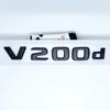 3D Buchstaben V260L V220d V250d V300d Emblem für Mercedes Benz V W447 Auto Kotflügel Plakette Kofferraum Namensschild Logo Aufkleber GT1