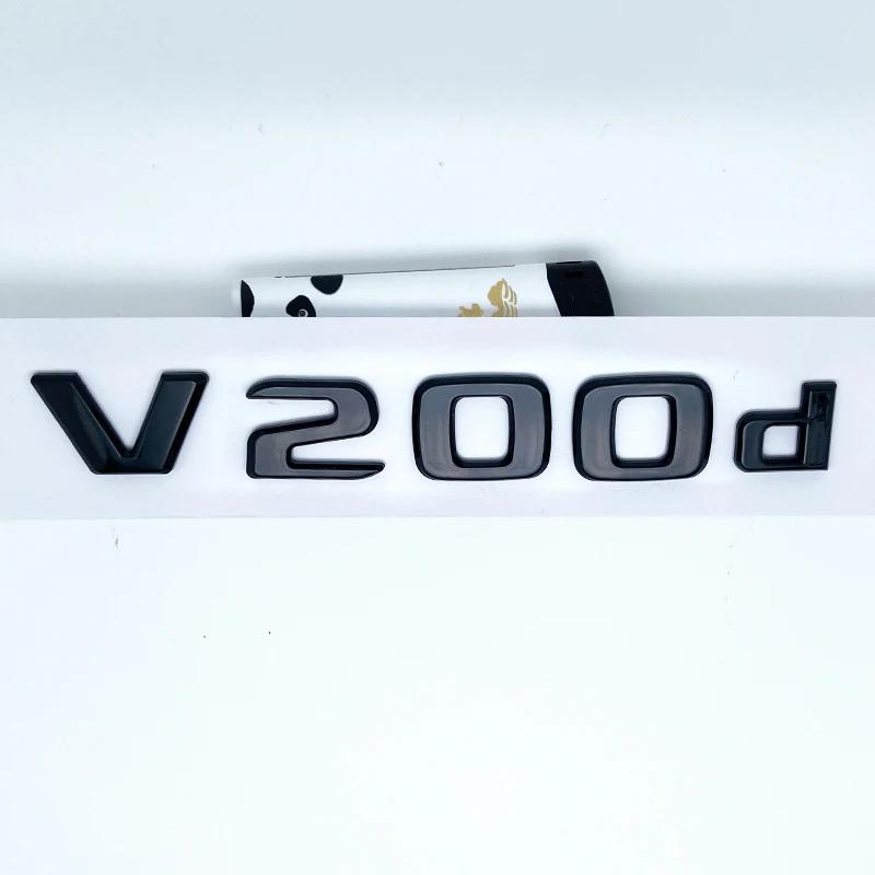 3D Buchstaben V260L V220d V250d V300d Emblem für Mercedes Benz V W447 Auto Kotflügel Plakette Kofferraum Namensschild Logo Aufkleber GT1