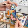 Easy Faux Diamond Art Sets for Beginners Bookmark Kit Halloween Book Marker DIY Handmade Materials Animal Bird Page Crafting Kit Adults Gift Stress