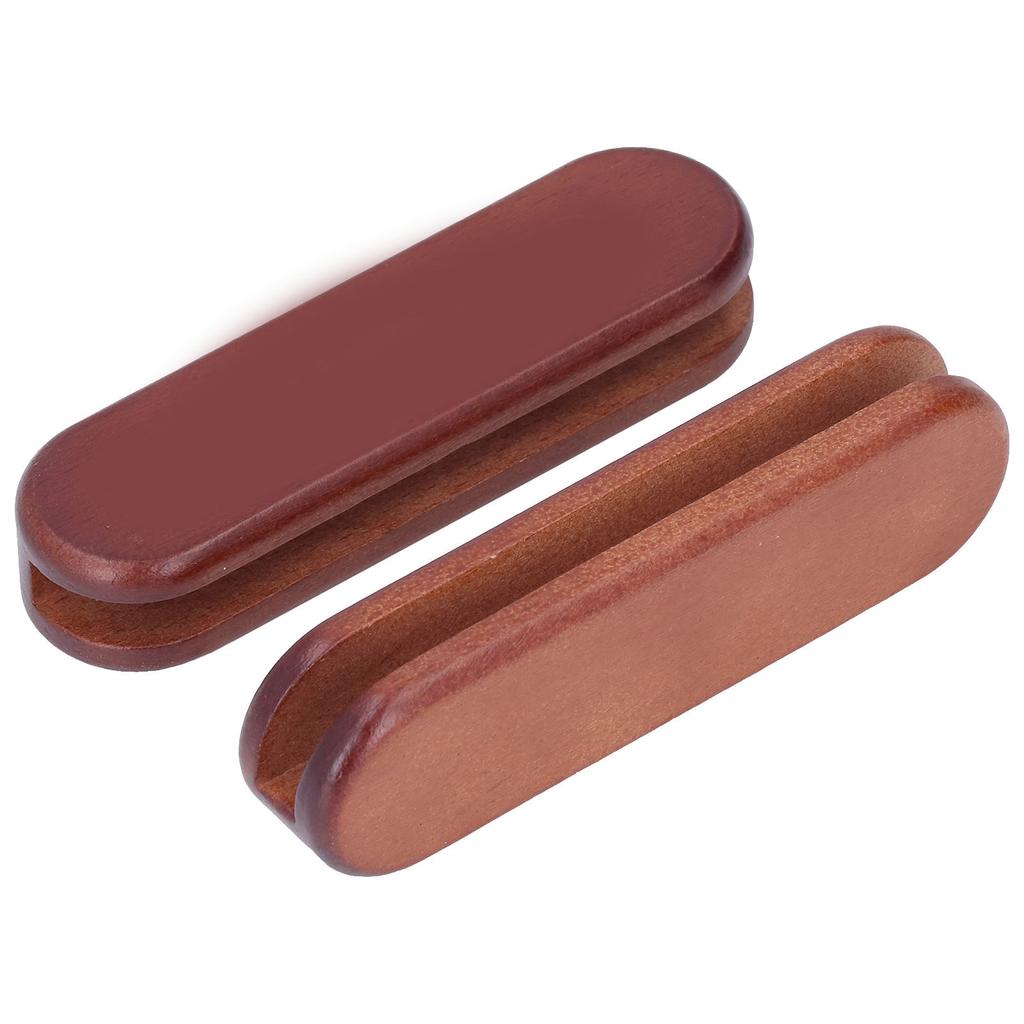 2 buc. Mâner din lemn pentru vase de copt Previne opărirea Mâner din lemn pentru vase portabile pentru camping în aer liber