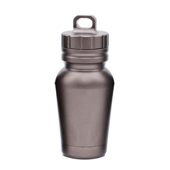 Aluminum Alloy Sealed Bottle Waterproof Capsule Pill Box Outdoor Firstaid Tool