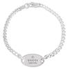 Trademark Oval Tag 797152 J8400 8106 Bracelet, 19cm, Silver, [Used]