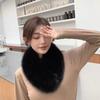 Plush Double Sided Scarf Thick Warm Fur Collar Trim  Winter Neck Protection